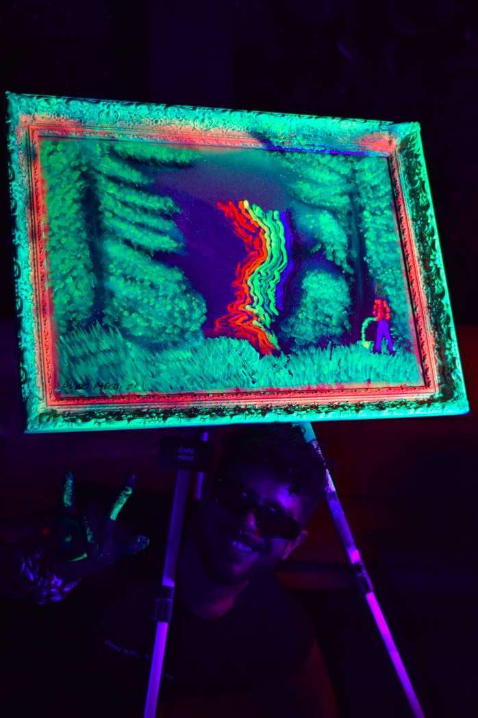 Art Basel live painting 2