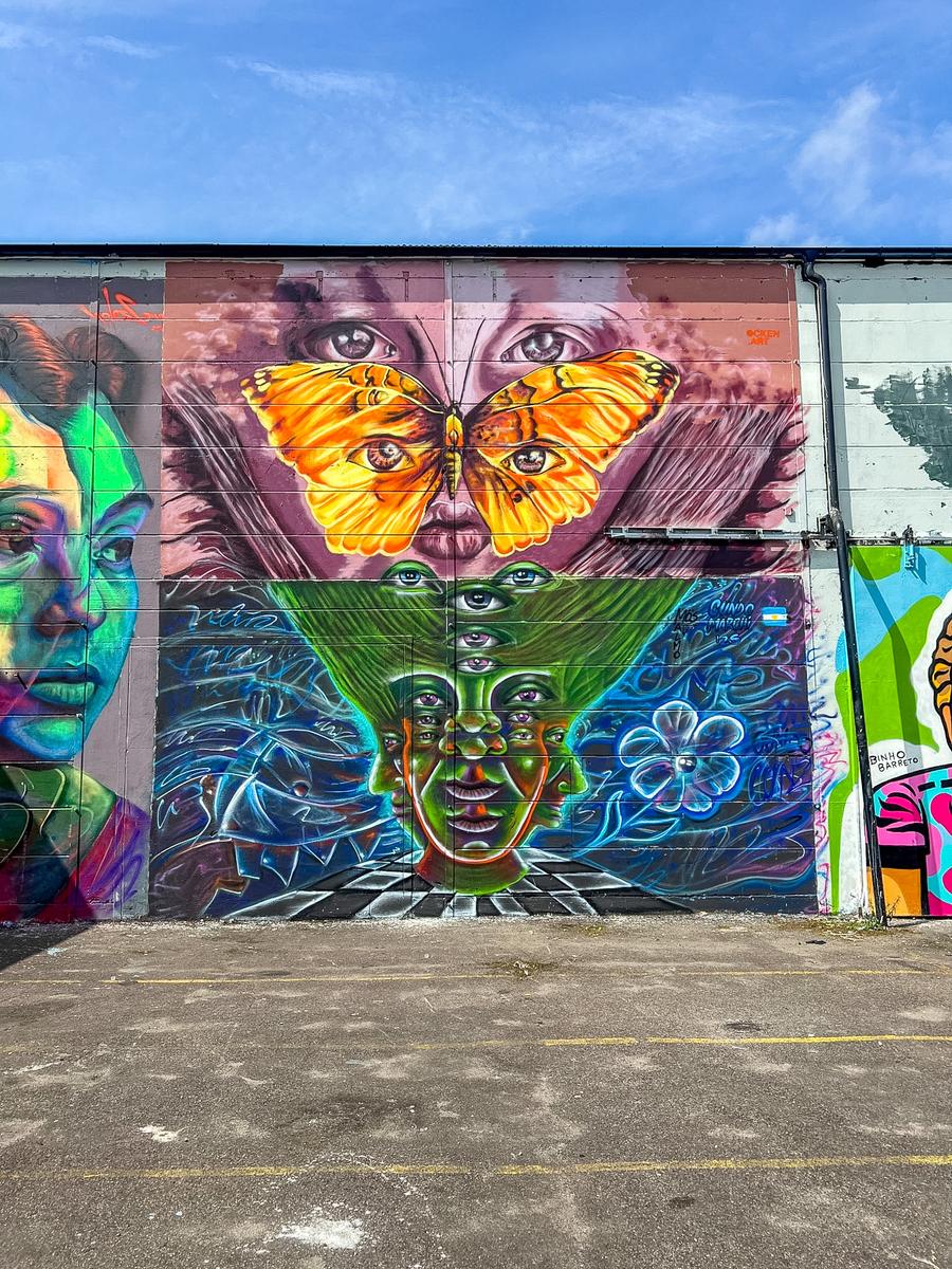 Meeting of Styles, mural by Cundo Marchi, Malmö, Sweden, 2025