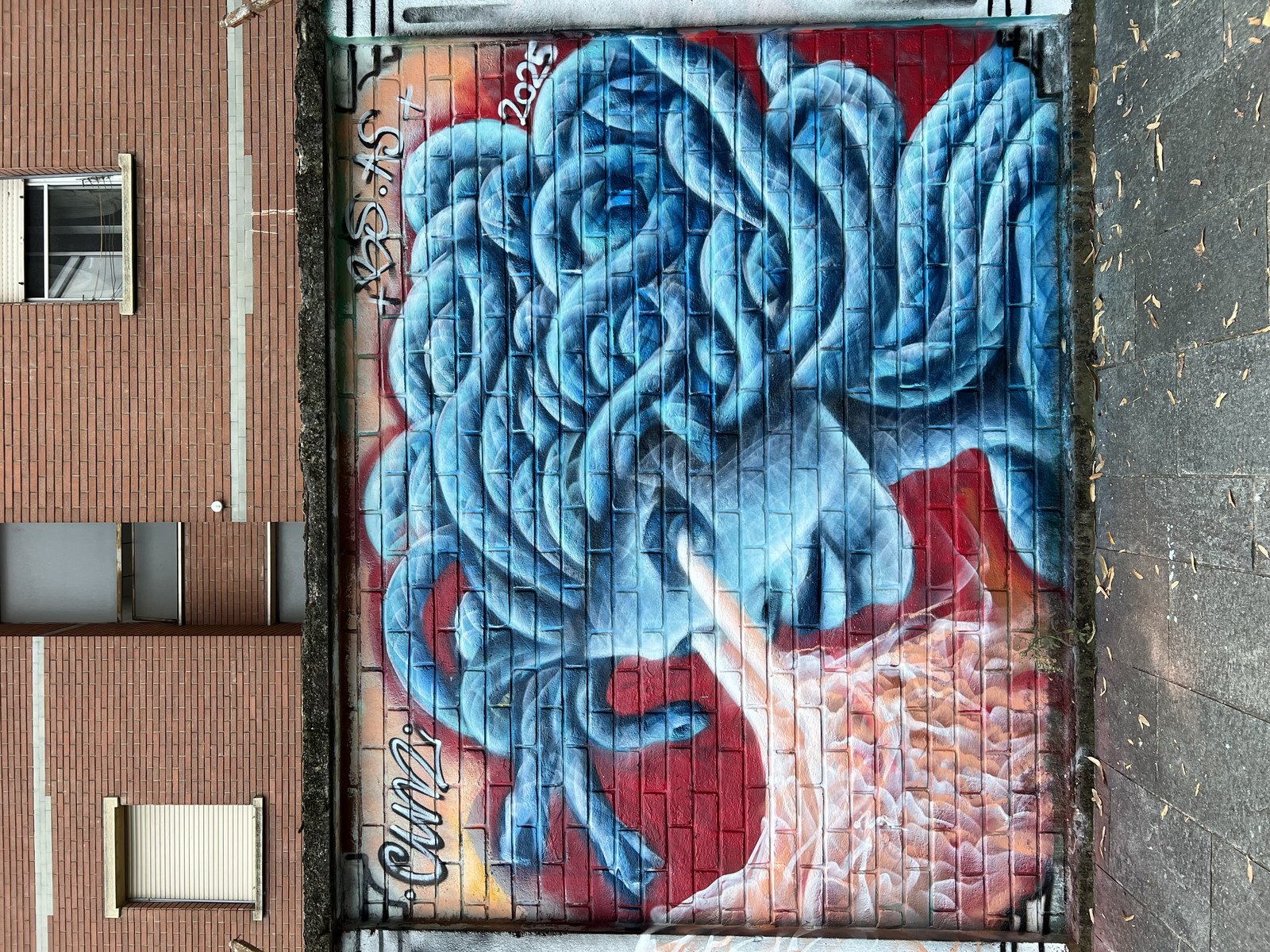 Medusa, mural by Cundo Marchi, Parma, Italy, 2025
