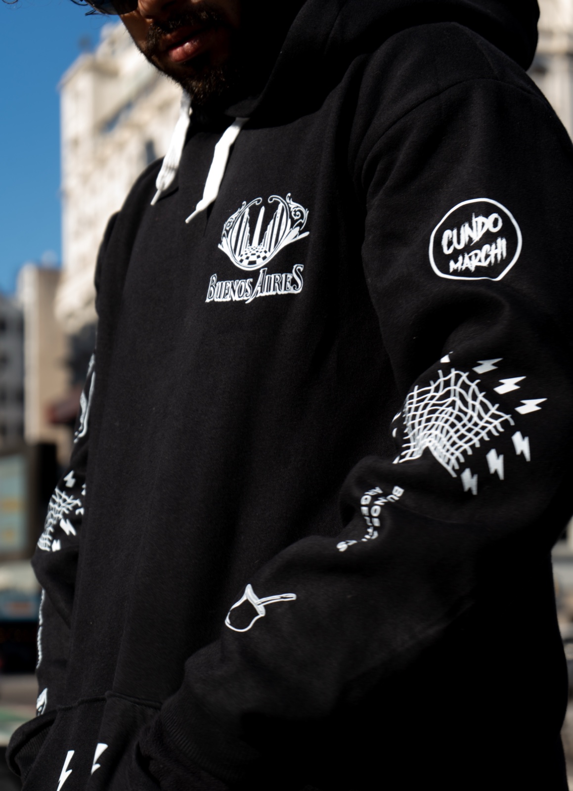 Buenos Aires Hoodie by Cundo Marchi