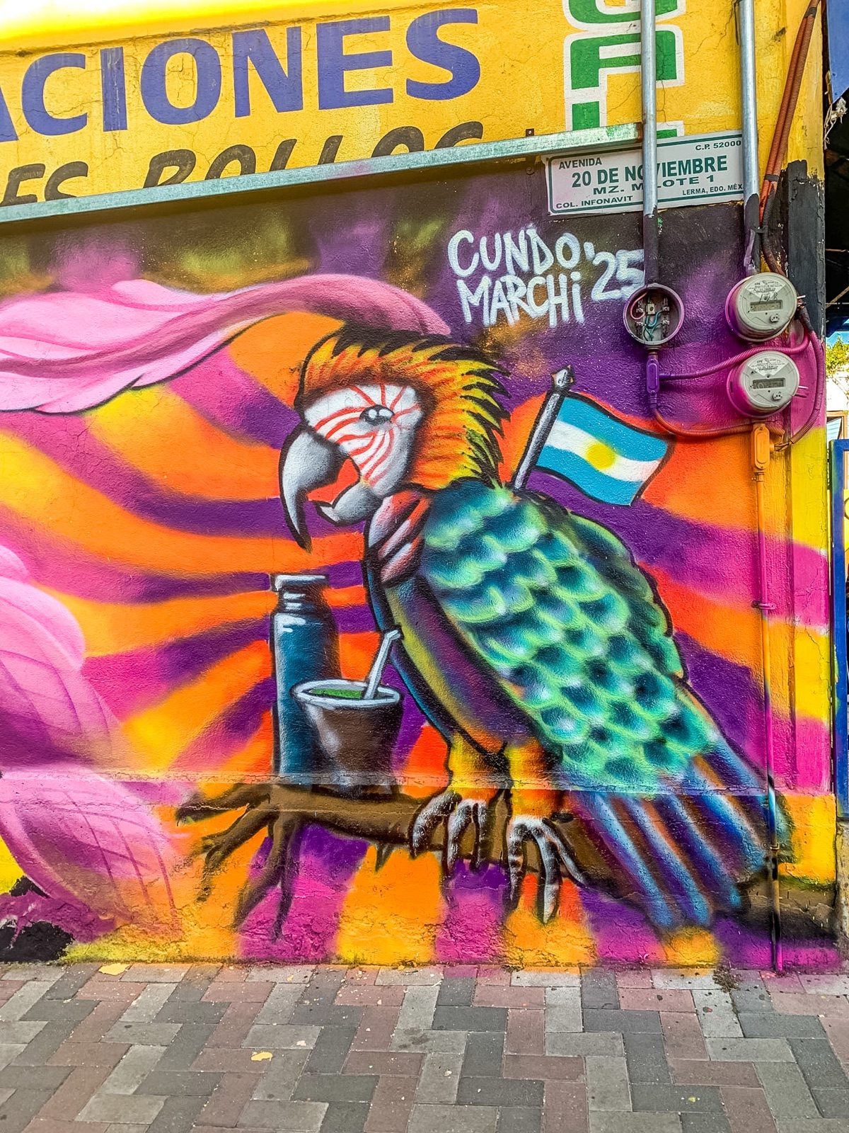Toluca mural detail