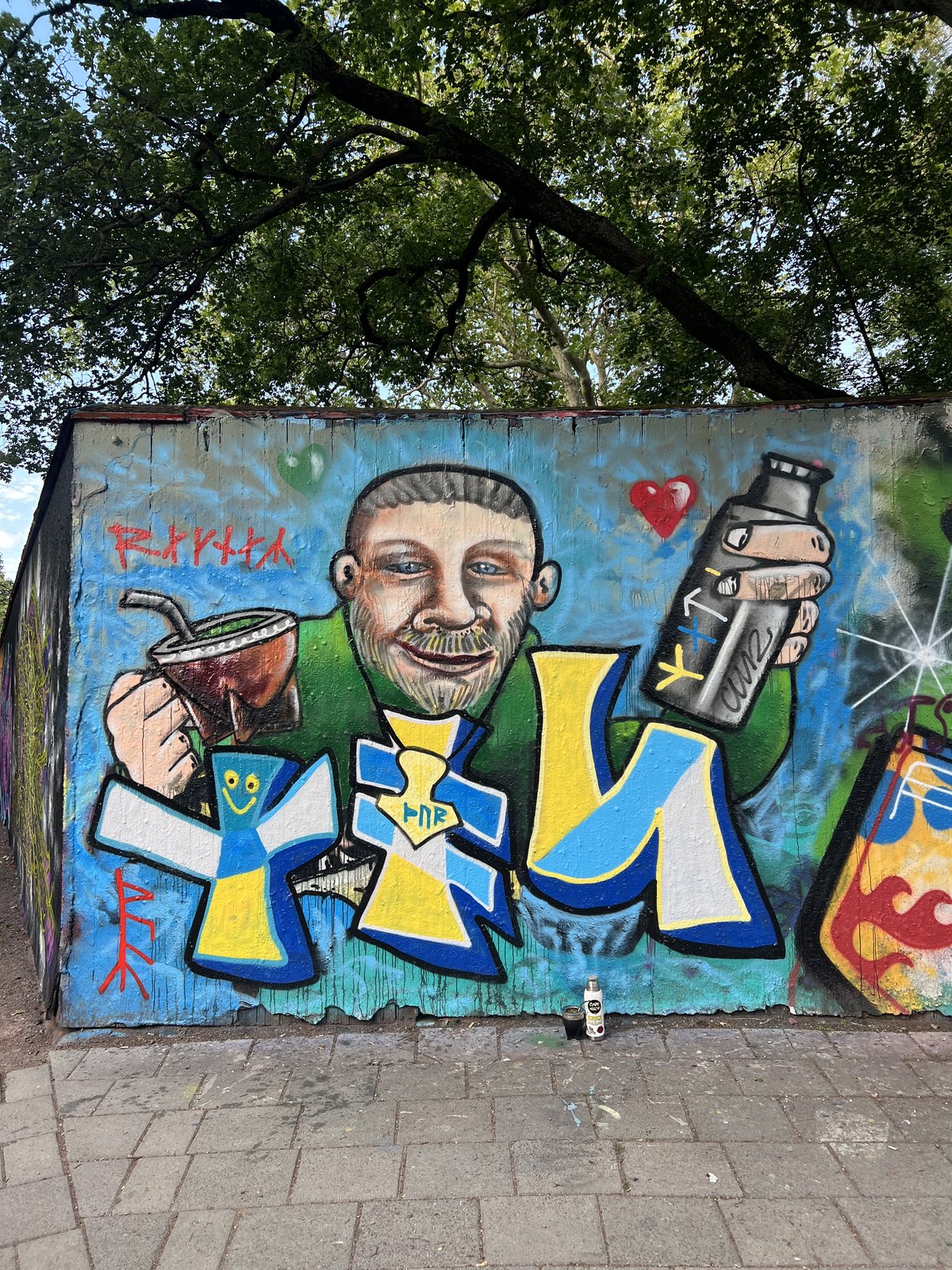 The Viking, mural by Cundo Marchi, Malmö, Sweden, 2025